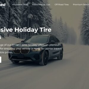 Modèle de site Web pour magasin de pneus