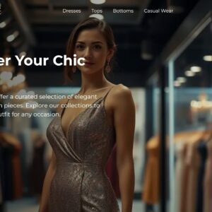 Modèle de site Web de boutique pour femmes